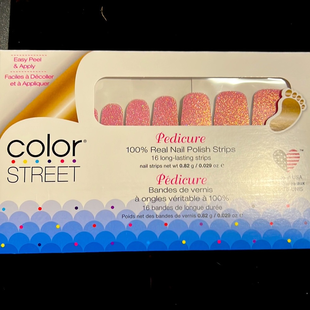 Colorstreet CALL YOUR BLUSH Pedicure Nail Polish Strips